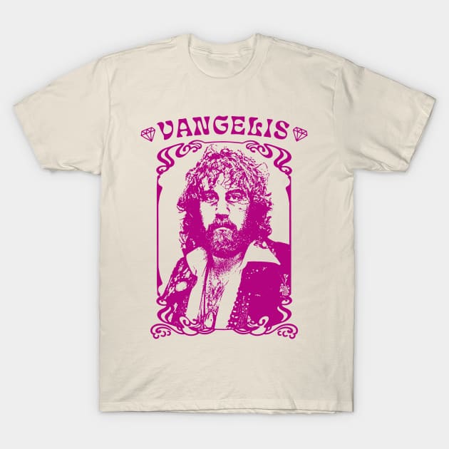 Vangelis  \\ Retro Synth Fan Design T-Shirt by DankFutura